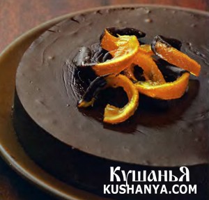 Шоколадно-апельсиновый торт фото