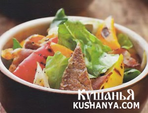 Мясной салат фото