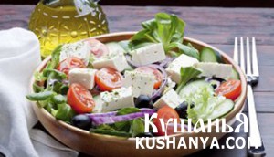 Греческий салат фото