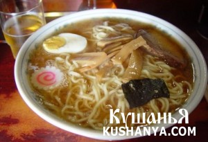Японский суп рамен со свининой фото